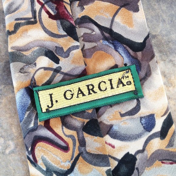 Vintage 50's Retro Style Silk Tie - Picture 2 of 2